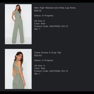 Nasty Gal Two Piece Set